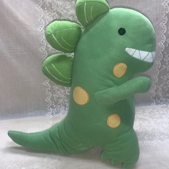 2010 Jumping Beans 12"-17" Dino-Roar T-Rex & Stegosaurus plush plillows - Picture 5 of 11
